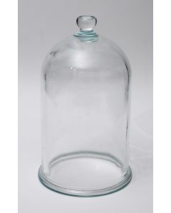 Fischer Technical 5" X 9" Glass Bell Jar With Knob